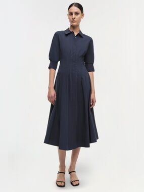 Simkhai Jazz Midi Dress in Midnight Blue, size S